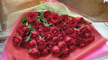 赤バラの花束｜「前澤生花店」　（東京都葛飾区の花キューピット加盟店 花屋）のブログ