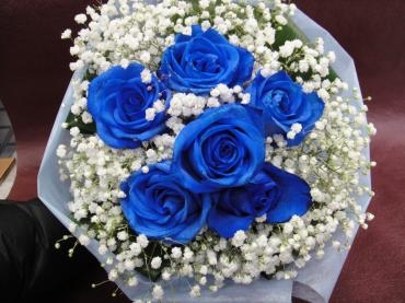 結婚のお祝パーティーに青いバラのブーケを・・・｜「前澤生花店」　（東京都葛飾区の花キューピット加盟店 花屋）のブログ