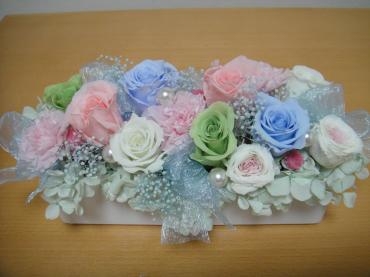 開院祝にプリザーブドフラワーをお届けいたしました。｜「前澤生花店」　（東京都葛飾区の花キューピット加盟店 花屋）のブログ